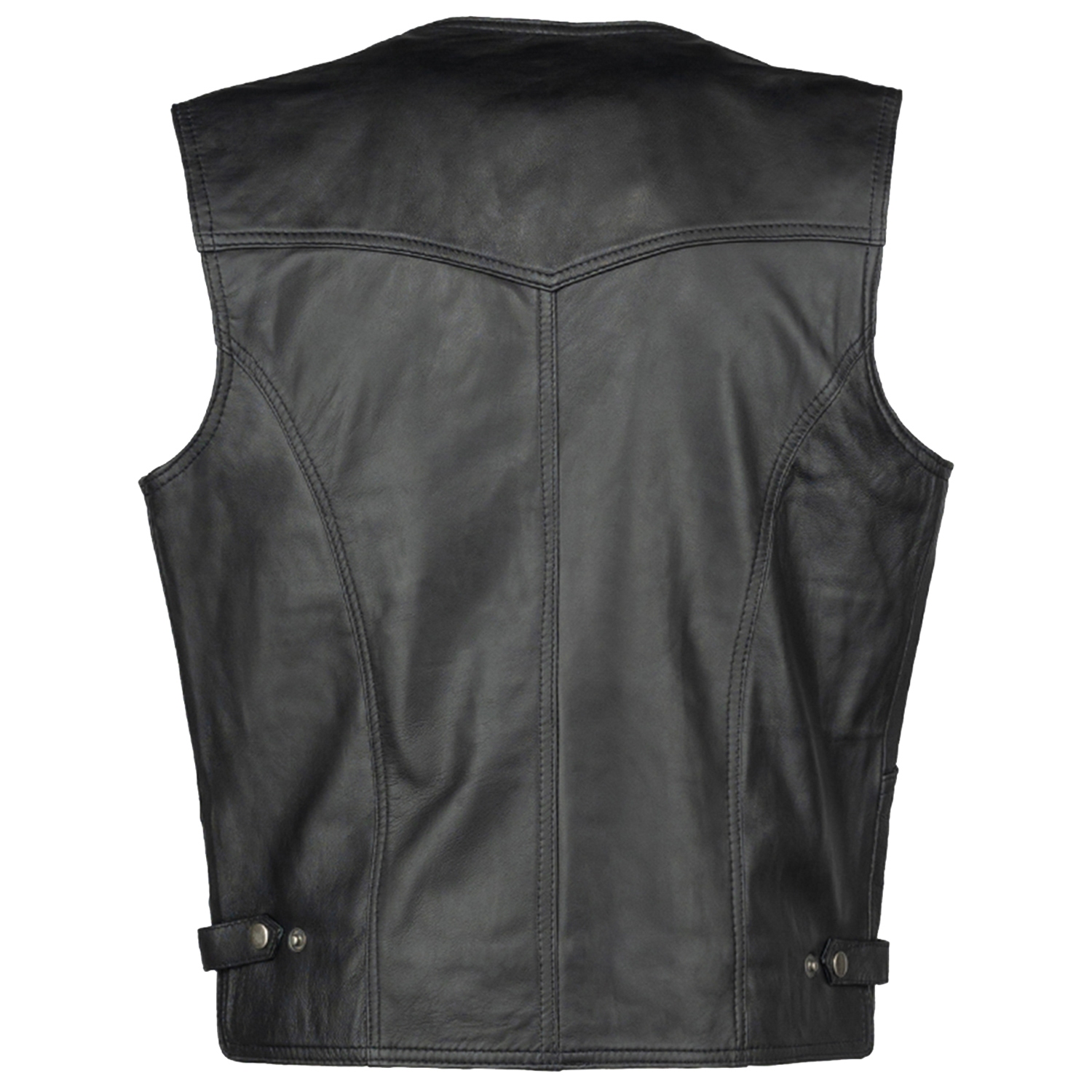 URL 1206 33 kopen Billy Leren Heren Vest Zwart - Afbeelding 3
